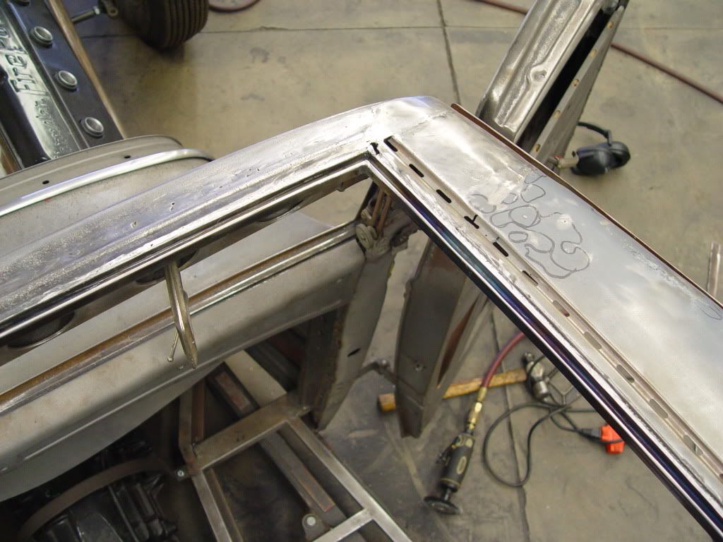 Filling nail slots Model A roof The H.A.M.B.